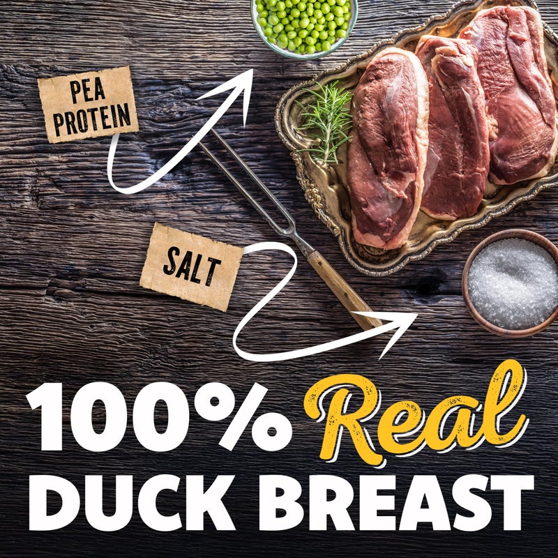 Savory Prime Duck Jerky Dog Treats, Made with 100% Real Duck Breast, Farm Raised, Healthy, Easily Digestible, High Protein, Satisfies Dog's Urge to Chew, 8 Ounce (Pack of 1) - Image 2